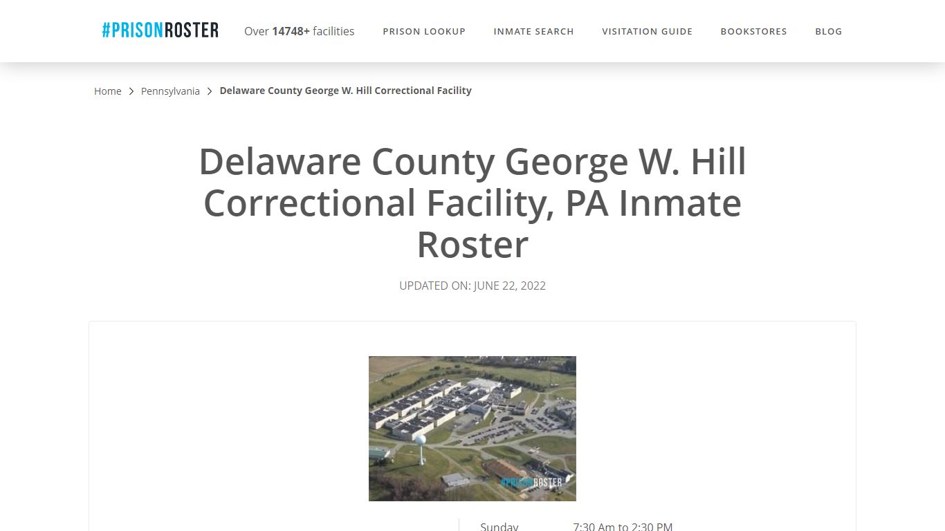Delaware County George W. Hill Correctional Facility, PA ...
